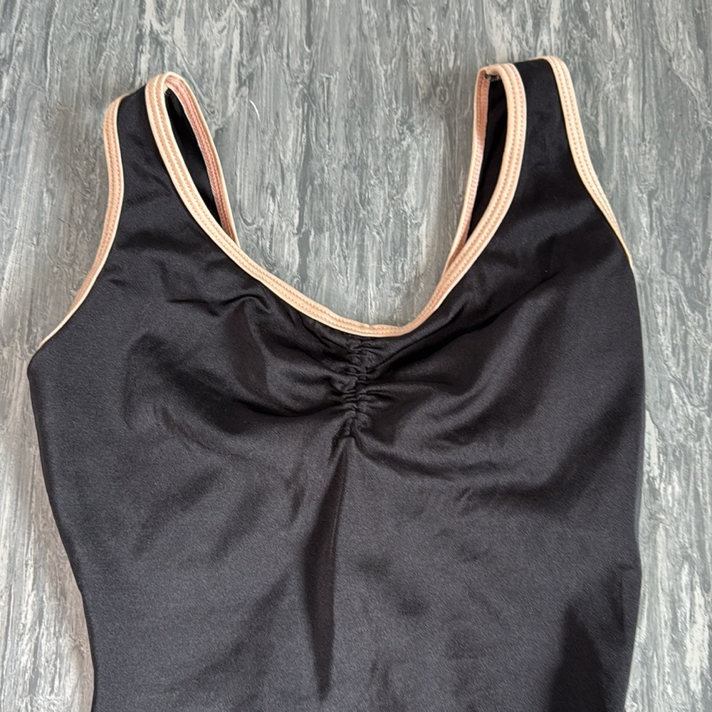 ❤️3/$30 Premiere Collection by Body Wrappers Black Leotard - Picture 2 of 10